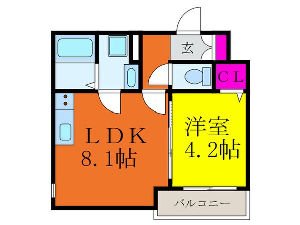 coco正雀の物件間取画像